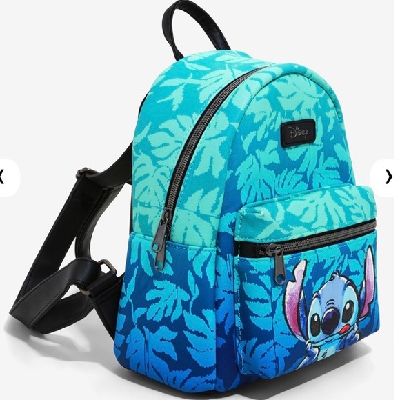 LOUNGEFLY DISNEY STITCH Tropical MINI BACKPACK! - Picture 2 of 5
